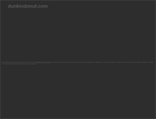 Tablet Screenshot of dunkindonut.com